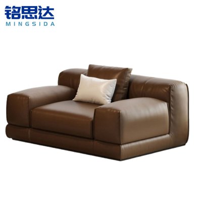 铭思达皮质沙发单人位张