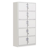 翌嘉 YJ-20075 文件柜钢制铁皮柜资料柜通五节文件柜