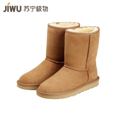 拼购：149元包邮  苏宁极物 JWXZ002 女士经典长款皮毛一体雪地靴