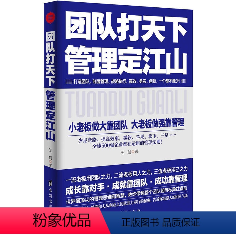 [正版] 团队打天下管理定江山现代企业管理经典王剑著优选500强企业都在运用的管理法则 企业文化与团队建设经营管理 畅