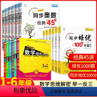 同步奥数经典45讲 小学一年级 [正版]小学数学培优必刷1000题同步培优100分专题特训奥数经典45讲一二三四五六年级