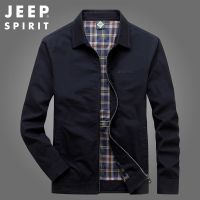 JEEP SPIRIT外套男装新款春秋装夹克男士休闲上衣男衣服外套