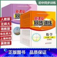 英语[人教] 八年级上 [正版]初中新课堂同步训练八年级上下册语文数学英语政治历史生物地理物理同步课堂辅人教版8年级初二