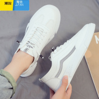 聚范2024夏季新款低帮帆布小白潮鞋潮流男鞋百搭休闲运动板鞋布鞋白鞋