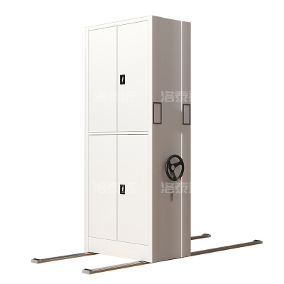 洛泰远 LTY3110803手摇密集架移动档案柜钢制轨道密集柜 一列1组1000*560*2360