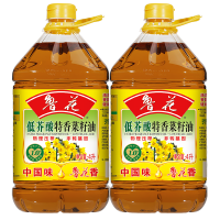 鲁花低芥酸特香菜籽油4L食用油 菜油 非转基因 粮油 礼品 家用炒菜 植物油 营养健康轻食 送礼佳品 物理压榨 香浓味美