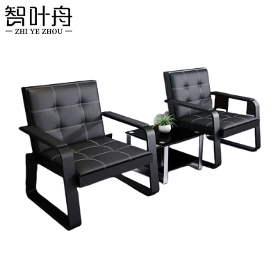 智叶舟沙发组合单人位*2+方几套