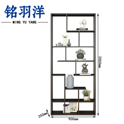 铭羽洋铁艺书架900*250*2050mm个