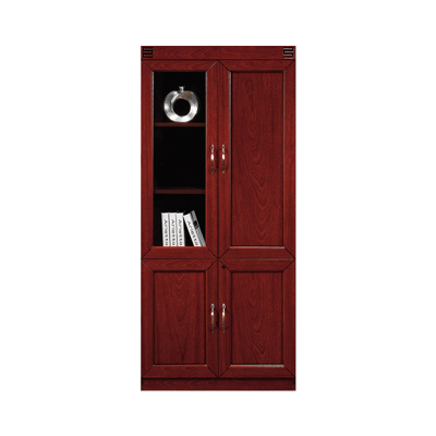 中豫鑫泽 ZYXZ4052412木质文件柜油漆贴木皮资料柜书柜 二门