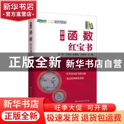 正版 初中函数红宝书 陈柏同 主编 上海远东出版社 978754761479