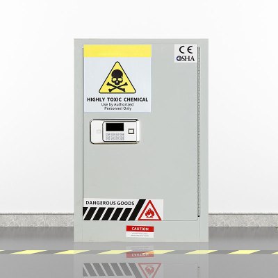 臻远 ZY-YPGB-02实验室药品柜存放柜电子密码锁12加仑