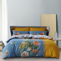 水星家纺全棉抗菌四件套DH欢聚 1.5米床 120431/套