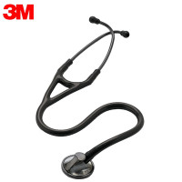 3M听诊器Littmann大师级心脏专科单面成人儿童听诊器医生专用2176烟熏黑色
