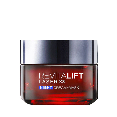 欧美进口-欧莱雅(L’OREAL)面霜复颜光学嫩肤抚痕滋润晚霜50ml保湿补水0235