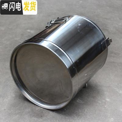 三维工匠加厚304不锈钢保温桶密封双层保温饭桶粥桶茶水桶汤桶豆浆桶保冷 带水龙头(50)外直径45外高45饭盒/提锅