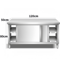 依韵珂不锈钢操作台120*50*80cm台