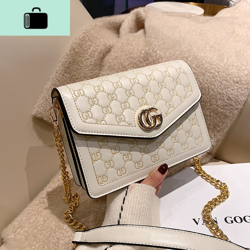 夏季包包女包新款2020潮韩版百搭时尚网红链条斜挎包质感单肩小包NEW LAKE女斜挎包