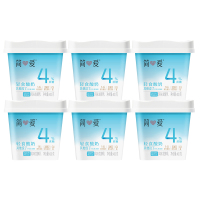 简爱酸奶 400g轻食4%*6桶(3-7天内发货)