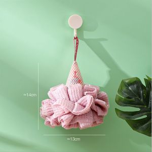 [补贴10%]可爱冰淇淋沐浴球男女浴花搓澡两用儿童宝宝洗澡神器高档不散大号