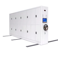 汉诺鑫威密集柜档案室电动智能密集架移动档案柜凭证资料柜手摇文件柜一列5组每立方(智能)