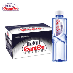 百岁山 饮用 天然矿泉水348ml*24瓶整箱装