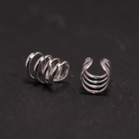 耳饰耳钉高级感多层耳环简约风男耳骨夹新款潮无耳洞女纯银耳夹送女朋友老婆情人节七夕生日礼物