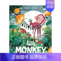 [特价](XJ)小猴子 [正版]英文原版儿童艺术绘本(多款单拍) 优选成长启示类绘本 品格培养 情绪管理 励志梦
