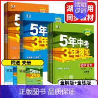 数学人教版(2025版) 九年级上 [正版]湖南2025版5年中考3年模拟七年级八年级九年级上下册语文数学英语物理化学五