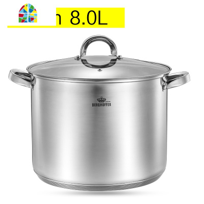 大汤锅不锈钢304电磁炉燃气汤锅加厚复底大容量锅具26/28/30 FENGHOU 28CM