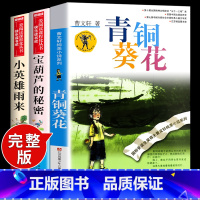 [四下3册]小英雄+青铜葵花+宝葫芦 [正版]小英雄雨来管桦着 四年级下册阅读课外书必读的书目快乐读书吧三至六年级上册书