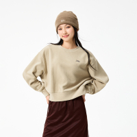 361°加绒运动卫衣女新款宽松休闲保暖比热绒女士套头卫衣