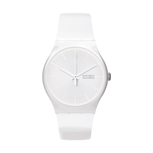 Swatch斯沃琪瑞士手表镭射极光防水简约情侣男女石英表