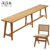 芙首泰吧台桌椅3000*400*750mm(1桌4椅)套