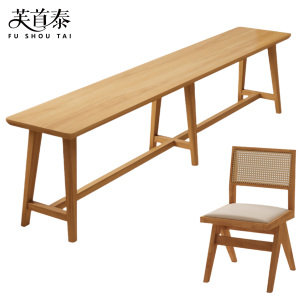 芙首泰吧台桌椅3000*400*750mm(1桌4椅)套