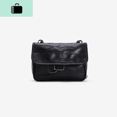 BAG复古 摇滚软质大容量流浪包包女2020新款斜挎邮差包腋下包NEW LAKE 黑色预订先拍先发女斜挎包