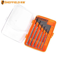 钢盾(SHEFFIELD) S037002 6件套金属精密螺丝批[家用]