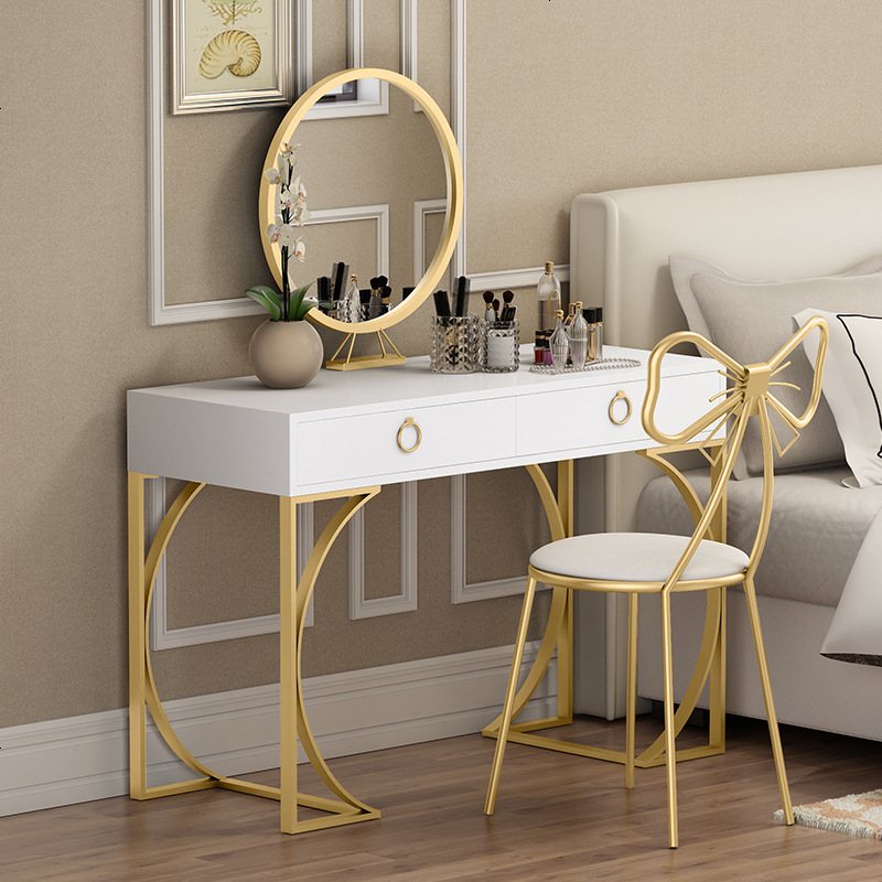 梳妆台卧室现代简约小户型网红风梳妆桌化妆台收纳柜一体