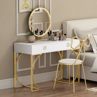 梳妆台卧室现代简约小户型网红风梳妆桌化妆台收纳柜一体