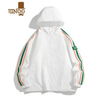 YANXU2023年新款男士薄款宽松百搭连帽外套夹克美式潮流港风上衣