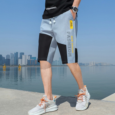 梵克公牛跑量款工装青少年韩版流宽松休闲运动中袖裤