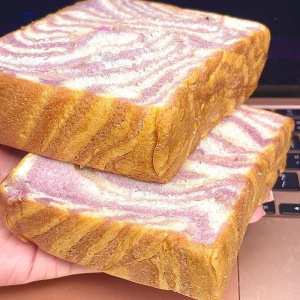 壹得利香芋牛奶厚切手撕面包早餐代餐整箱休闲食品