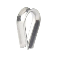 伟鹏双兴 304不锈钢鸡心环钢丝绳保护套 M12 个