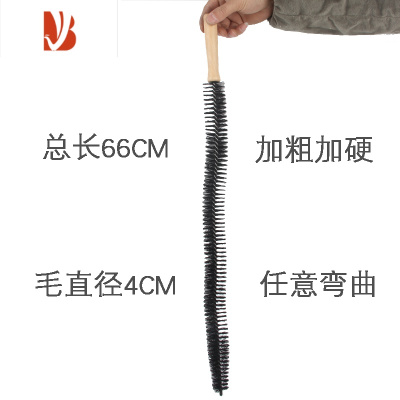 三维工匠管道毛刷子不锈钢丝加长内部清洁洗下水道器厨房疏通器细可弯曲