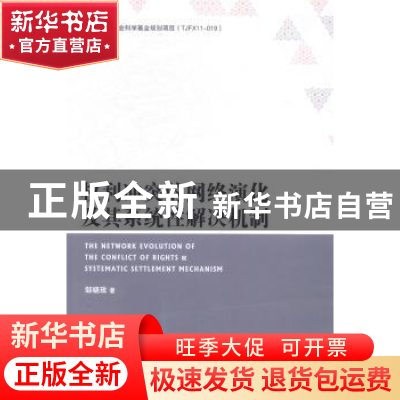 正版 权利冲突的网络演化及其系统性解决机制 邹晓玫著 南开大学
