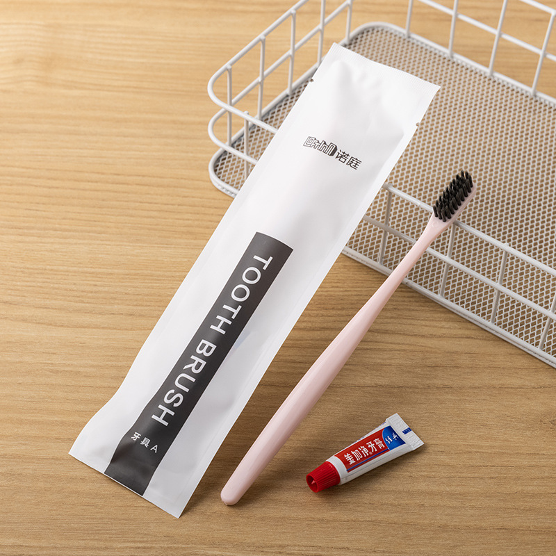 一次性牙刷牙膏套装 酒店洗漱用品家用宾馆民宿100套装