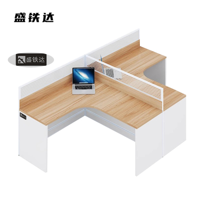 盛铁达 T型双人位屏风办公位2400*1400*1100mm STD-XTGW41 套