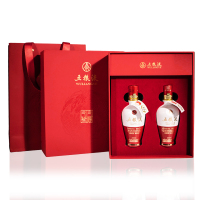 五粮液 1618又顺又发礼盒 52度100ml*2 浓香型白酒