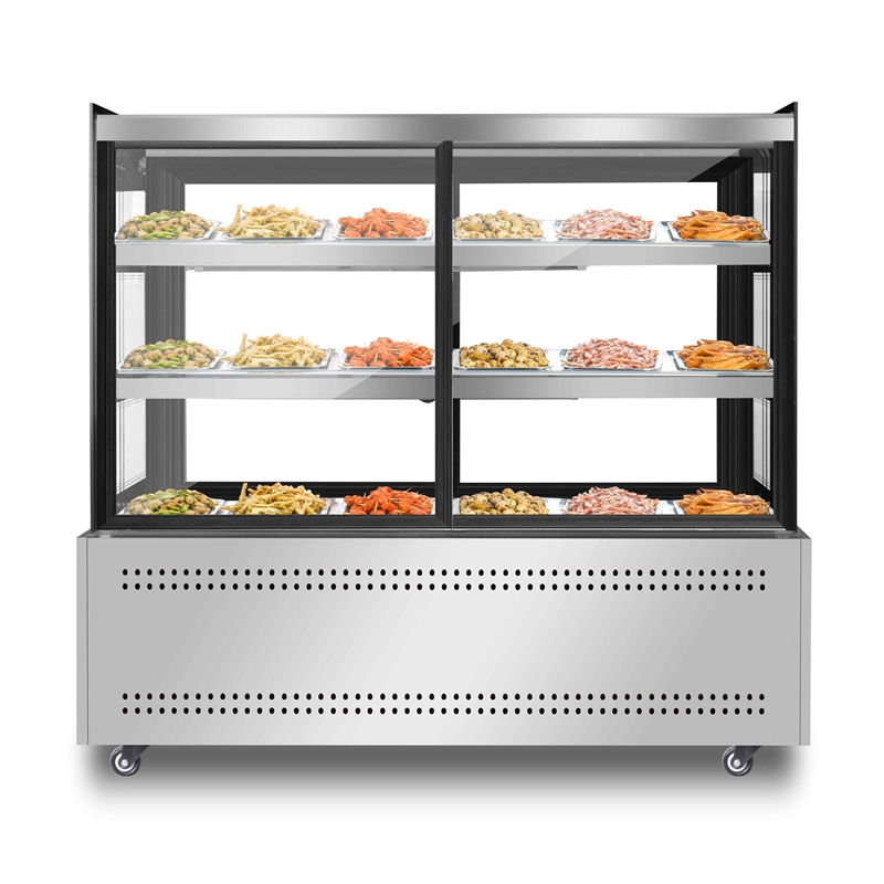 冰原冷藏展示柜保鲜妖怪商用卧式小型熟食烧烤点菜卤菜串串凉菜展示柜