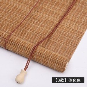 美帮汇竹帘窗帘卷帘竹帘子帘隔断阳台客厅茶室中日式遮光遮阳拉帘定制