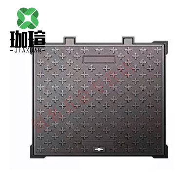 珈瑄 球墨铸铁方井盖 下水道窨井盖重型货车市政雨水污水井盖板 600*600mm 套